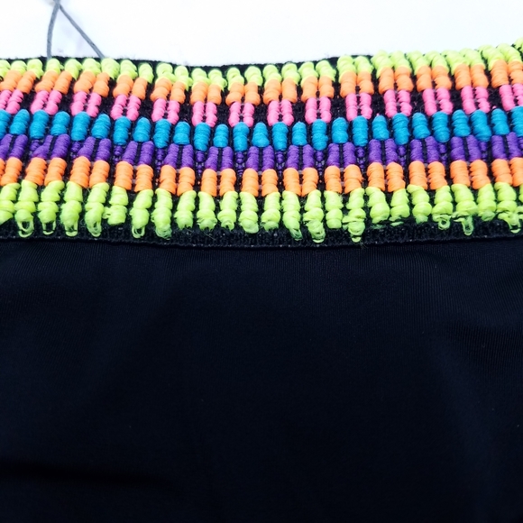 Peixoto Zoni Embroidered High Waist Bikini Bottom - Picture 5 of 9